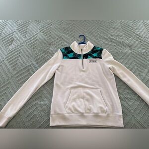 Victoria’s Secret PINK Quarter Zip Pullover (size S)